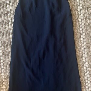 Chic Navy Asymmetrical Dress